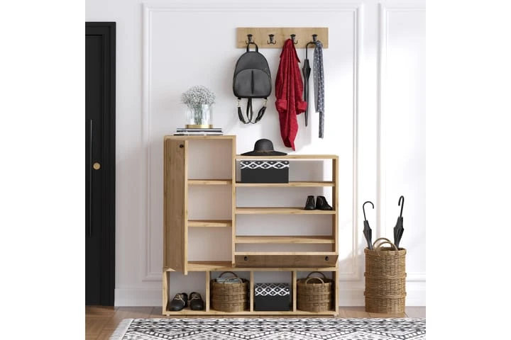 Skoskåp Hudale 35x100 Cm 2 Skoskåp Hudale 35x100 Cm - Bild 2