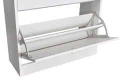 Skoskåp I Trä Med 2 Fack Vit -SONGMICS Försäljning skoskap i tra med 2 fack vit vit 4937192