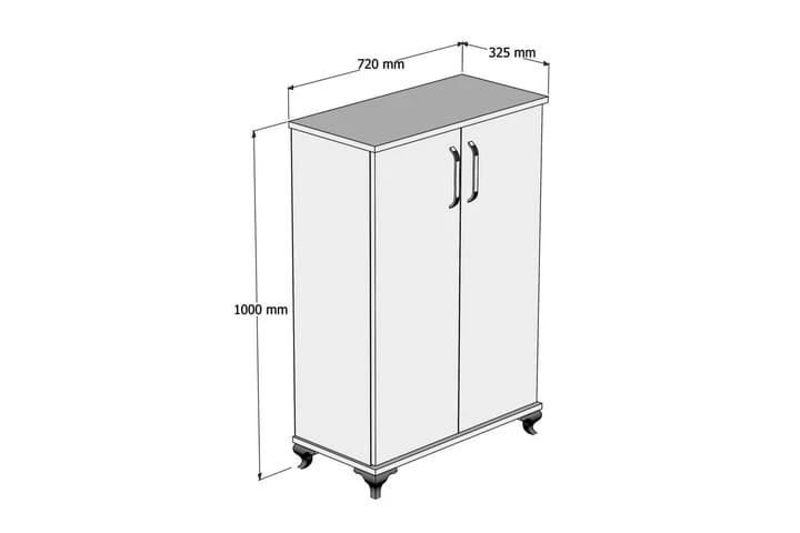 Skoskåp Kauper 72 Cm 5 Skoskåp Kauper 72 Cm - Bild 5