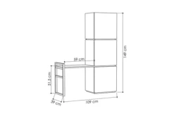 Skoskåp Lindome 109 Cm 7 Skoskåp Lindome 109 Cm -SONGMICS Försäljning skoskap lindome 109 cm naturbrun 1650851