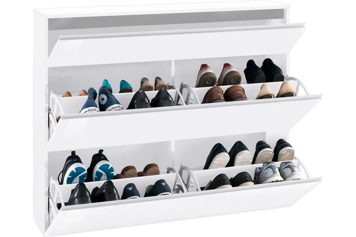 Skoskåp Magiras 60x27 Cm 2 Dörrar + Lucka 4 Skoskåp Magiras 60x27 Cm 2 Dörrar + Lucka - Bild 4