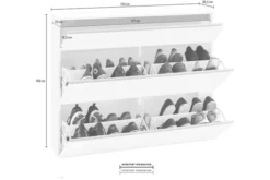 Skoskåp Magiras 60x27 Cm 2 Dörrar + Lucka 11 Skoskåp Magiras 60x27 Cm 2 Dörrar + Lucka -SONGMICS Försäljning skoskap magiras 60x27 cm 2 dorrar lucka vit hogglans 4465502