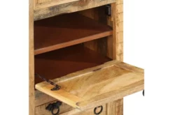 Skoskåp Med 4 Hyllor Och Låda Massivt Grovt Mangoträ 17 Skoskåp Med 4 Hyllor Och Låda Massivt Grovt Mangoträ -SONGMICS Försäljning skoskap med 4 hyllor och lada massivt grovt mangotra flerfargad 4110673