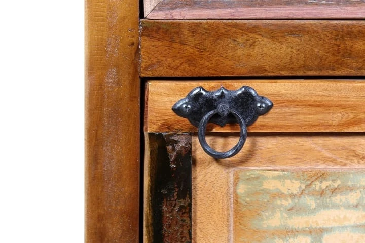 Skoskåp Med Låda Och 4 Nivåer Massivt återvunnet Trä 8 Skoskåp Med Låda Och 4 Nivåer Massivt återvunnet Trä - Bild 8