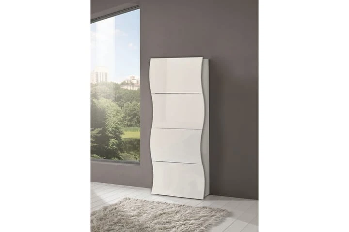 Skoskåp Ondres 71x27 Cm 4 Lådor 2 Skoskåp Ondres 71x27 Cm 4 Lådor - Bild 2