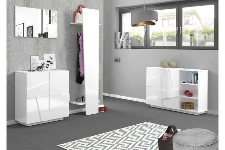 Skoskåp Pinsac 81x39 Cm 2 Dörrar 5 Skoskåp Pinsac 81x39 Cm 2 Dörrar - Bild 5