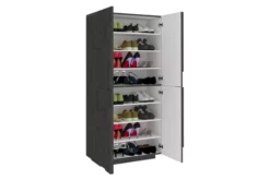 Skoskåp Pinsac 81x39 Cm 4 Dörrar 10 Skoskåp Pinsac 81x39 Cm 4 Dörrar -SONGMICS Försäljning skoskap pinsac 81x39 cm 4 dorrar antracit 3874503