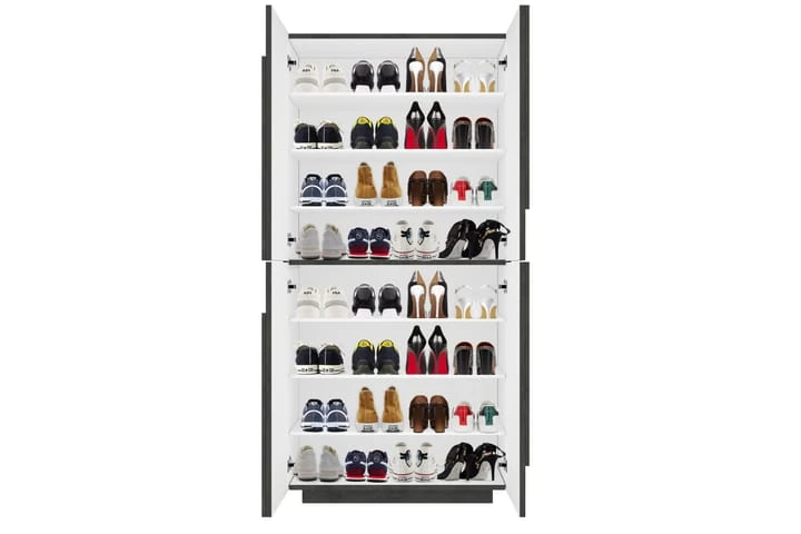 Skoskåp Pinsac 81x39 Cm 4 Dörrar 5 Skoskåp Pinsac 81x39 Cm 4 Dörrar - Bild 5