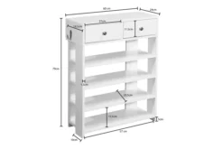 Skoskåp Stinedurf 60x24 Cm -SONGMICS Försäljning skoskap stinedurf 60x24 cm vit 3242295