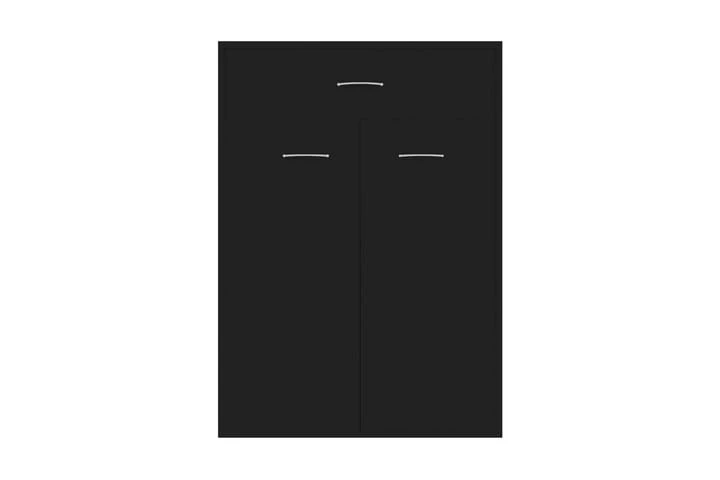Skoskåp Svart 60x35x84 Cm Spånskiva 3 Skoskåp Svart 60x35x84 Cm Spånskiva - Bild 3