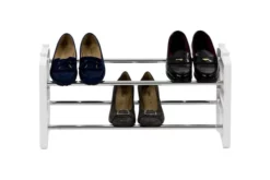 Skoställ Peppe 62/110 Cm 12 Skoställ Peppe 62/110 Cm -SONGMICS Försäljning skostall peppe 62110 cm vitkrom 504336