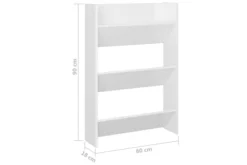 Väggmonterat Skoställ 2 St Vit 60x18x90 Cm Spånskiva -SONGMICS Försäljning vaggmonterat skostall 2 st vit hogglans 60x18x90 cm spanskiv vit hogglans 3497483