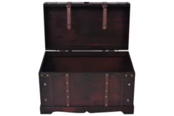 Vintagekista Trä 66x38x40 Cm 12 Vintagekista Trä 66x38x40 Cm -SONGMICS Försäljning vintagekista tra 66x38x40 cm brun 3059462