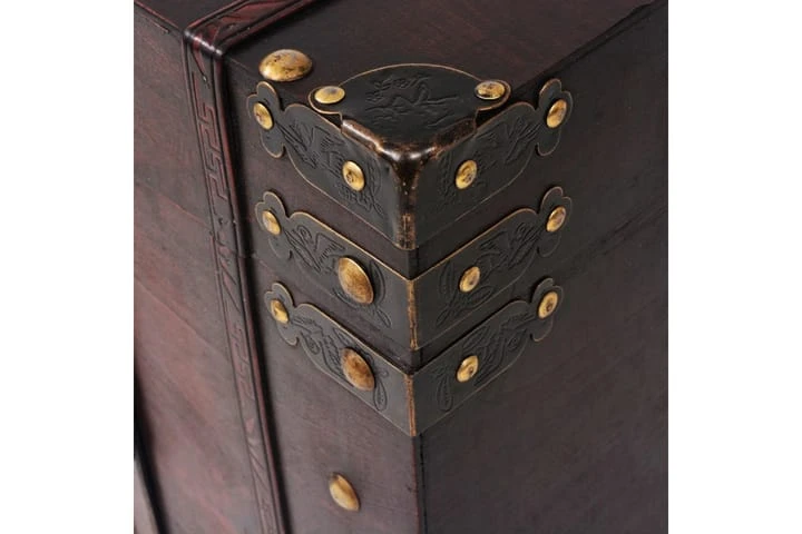 Vintagekista Trä 66x38x40 Cm 7 Vintagekista Trä 66x38x40 Cm - Bild 7