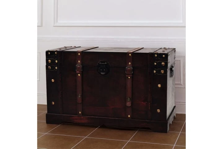 Vintagekista Trä 66x38x40 Cm 8 Vintagekista Trä 66x38x40 Cm - Bild 8